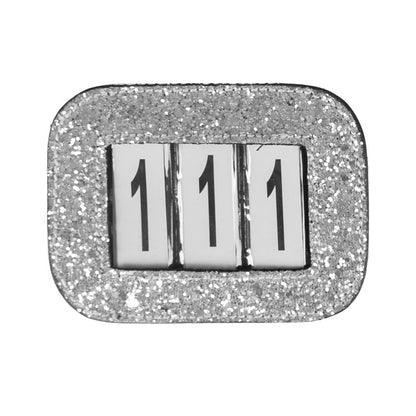 Black glitter number holder - SD DESIGN