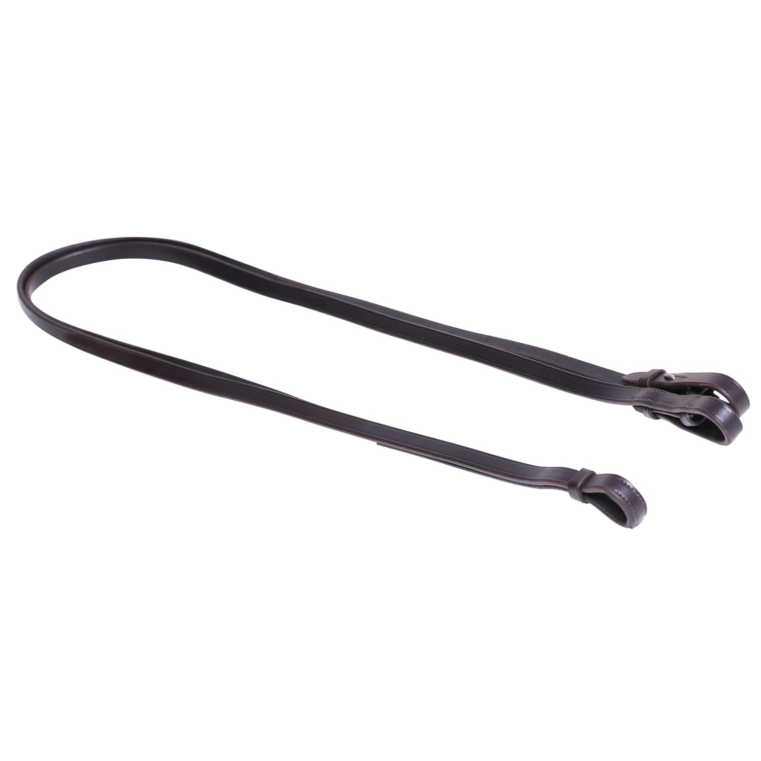 Paire de rênes cuir lisse brun 13MM - SD Design