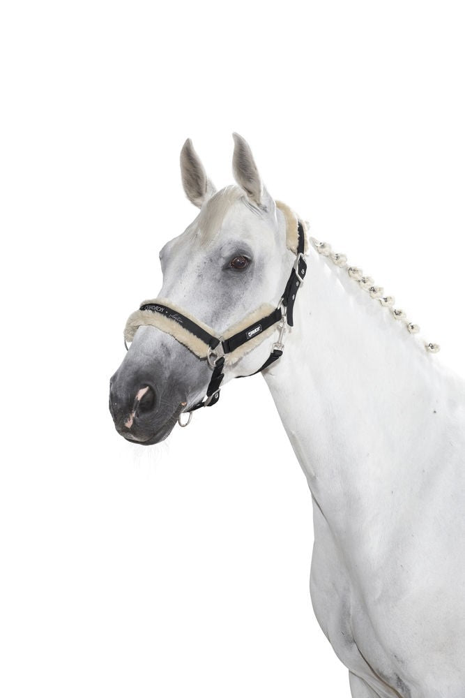 Basic halter lined with sheepskin - Eskadron