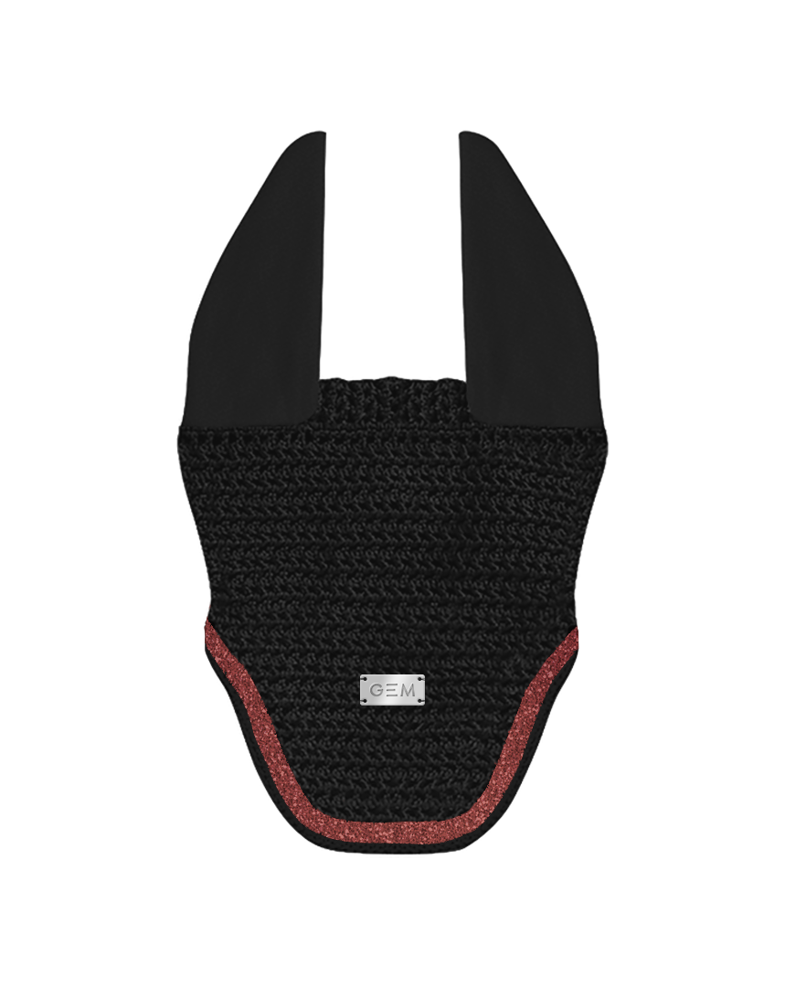 Bonnet noir bordeaux Ten - GEM