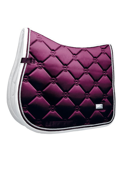 Tapis de selle Purple White Edge MIXTE - Equestrian Stockholm