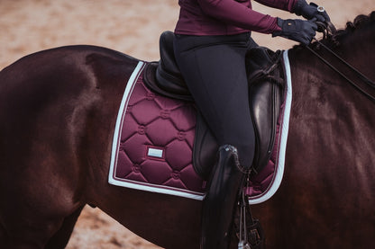 Purple White Edge saddle pad - Equestrian Stockholm