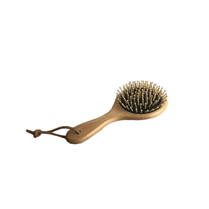 Round horsehair brush - BORSTIQ FARM