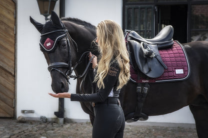 EQUITO saddle pad - Black Cherry
