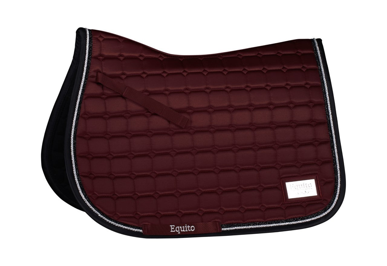 EQUITO saddle pad - Black Cherry