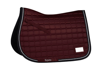 EQUITO saddle pad - Black Cherry