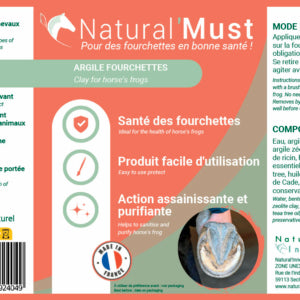 Cataplasme d’argile pour fourchettes Natural Must - Natural&