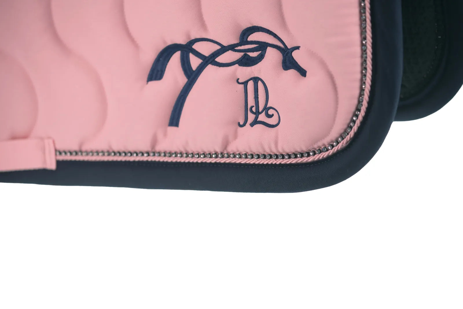 Tapis de selle Diamant Rose et bleu - PENELOPE COLLECTION