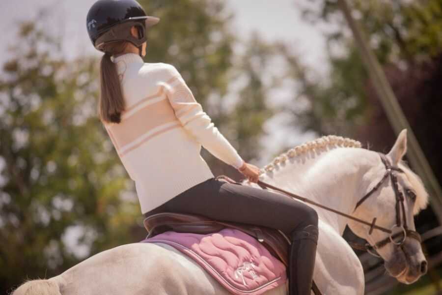 Tapis de selle Diamant Lila - PENELOPE COLLECTION