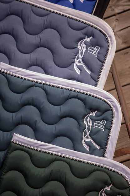 Tapis de selle Diamant Bleu Canard - PENELOPE COLLECTION