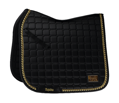 Saddle pad Black/Gold - EQUITO 