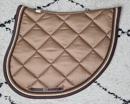 Saddle pad Glazed brown - RG Italy 