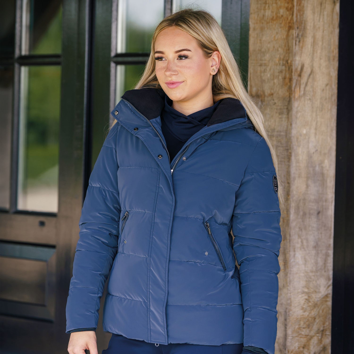 Doudoune longue matelassée à capuche - Afibel - Bleu marine - Femme - 58.00 Doudoune longue matelassée à capuche - Afibel - Bleu marine - Femme - 58.00