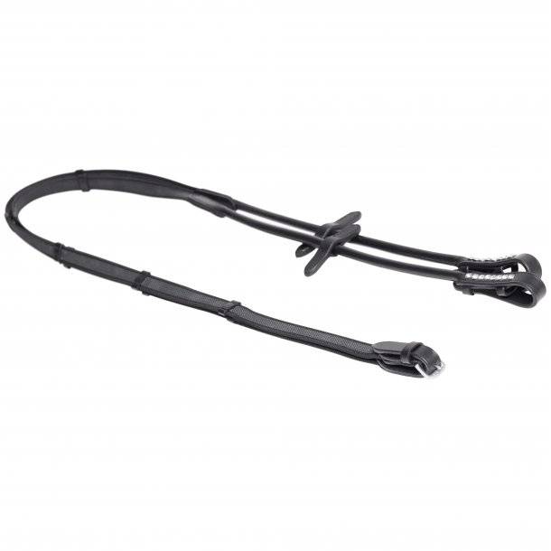 Pair of round leather reins and rhinestone grip - SD Design