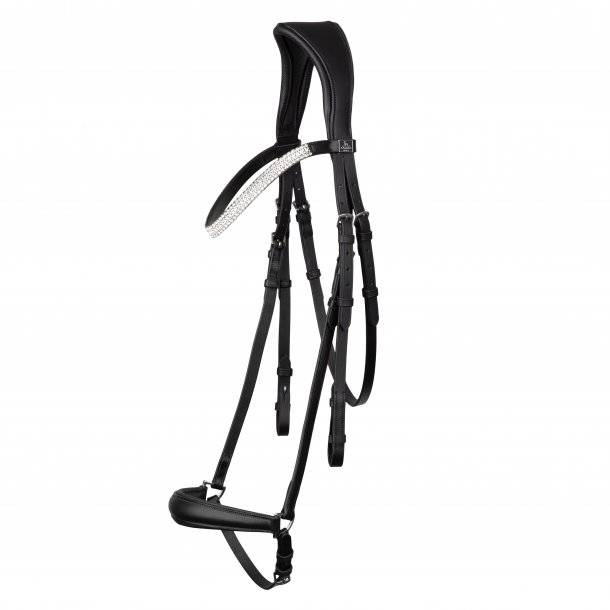 Ballarina Bridle German Noseband Black - SD Design