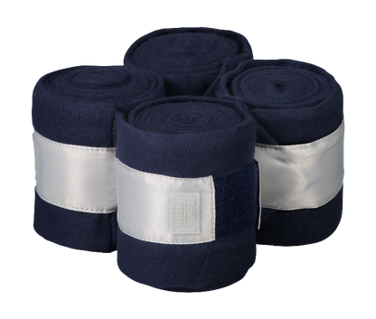 Navy Shimmer fleece bands - Equito