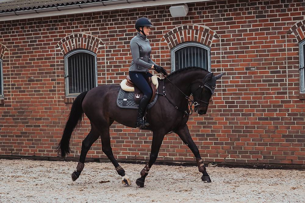 Tapis de selle No Boundaries Silver Cloud DRESSAGE - Equestrian Stockholm