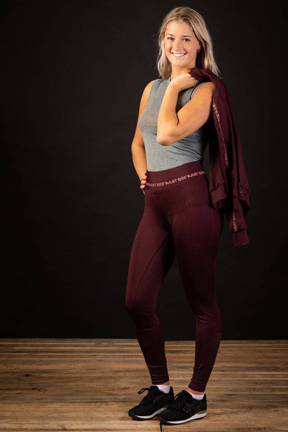 Legging Equitights Just Ride Rosegold Full Grip - Harry&