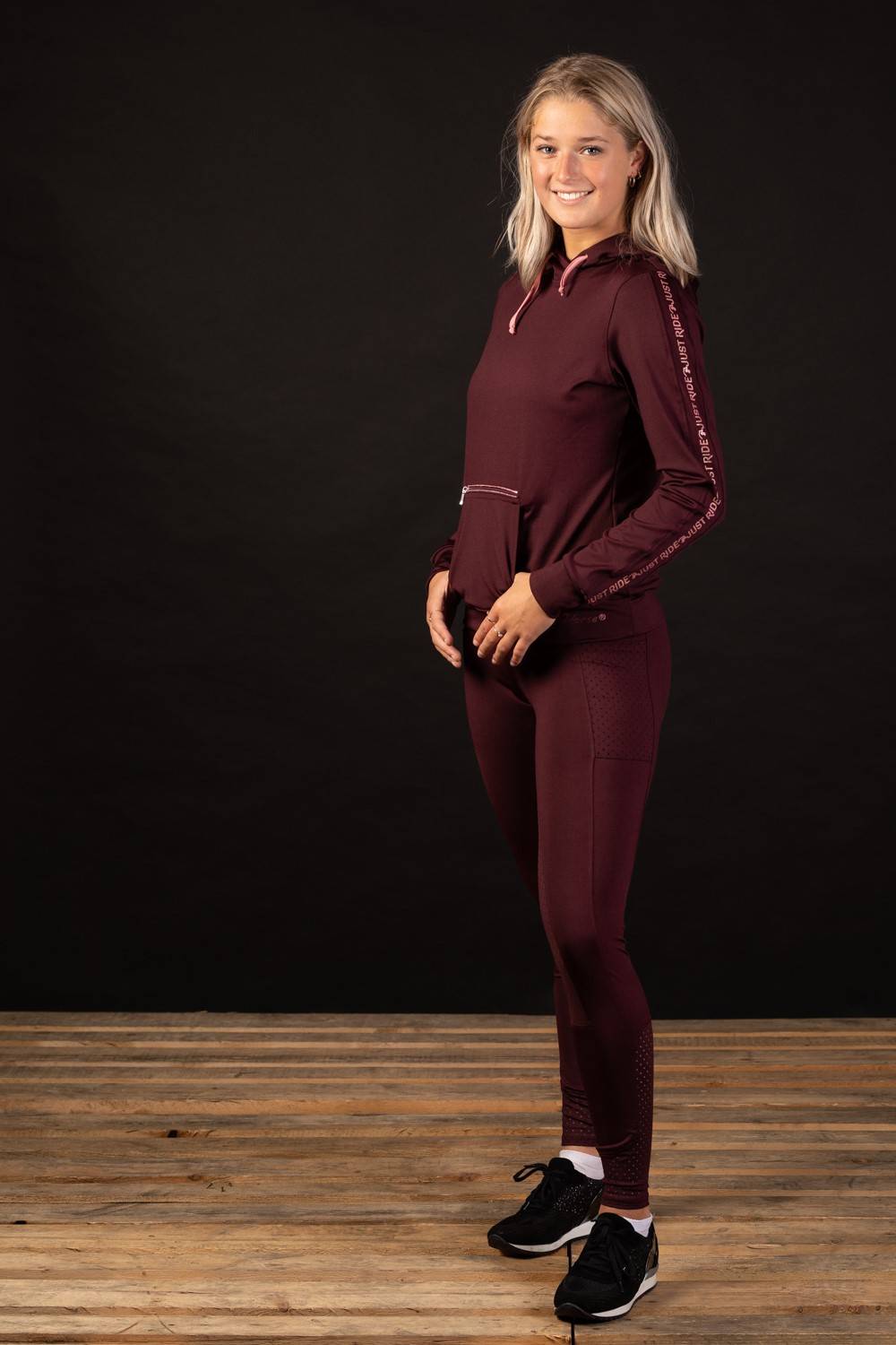 Legging Equitights Just Ride Rosegold Full Grip - Harry&