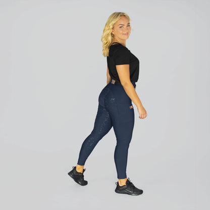 Navy Rose Gold Leggings - Equito