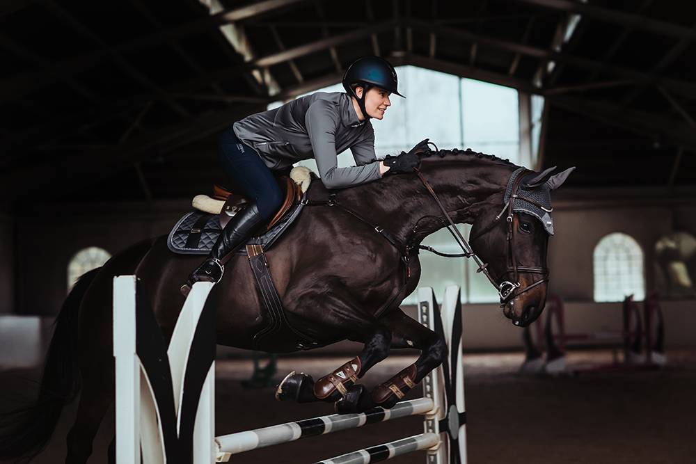 Equestrian Stockholm Fly Hat - No Boundaries Silver Cloud