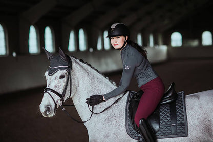 Equestrian Stockholm Fly Hat - No Boundaries Silver Cloud