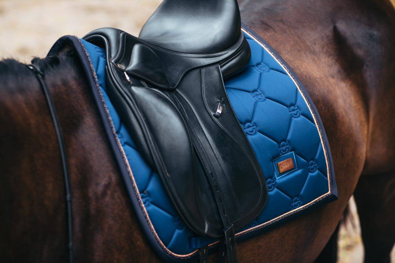 Tapis de selle Monaco Blue - Equestrian Stockholm