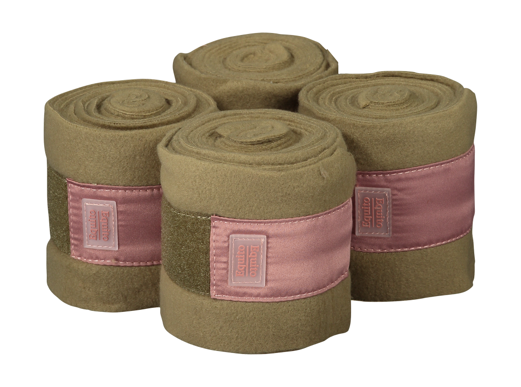 Bandes de polo Olive Blush - Equito