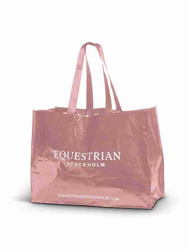 Woven Equestrian Stockholm stable bag - Pink