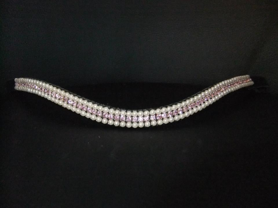 Frontal strass et perles WW