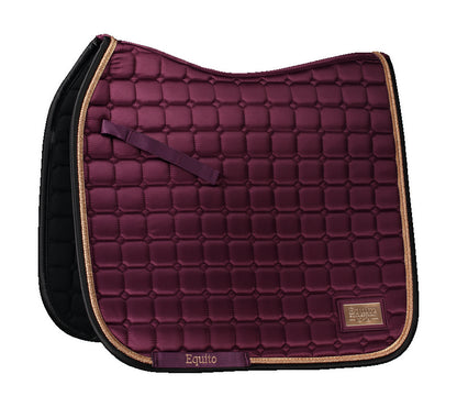 Plum saddle pad - Plum/Rose Gold - EQUITO 