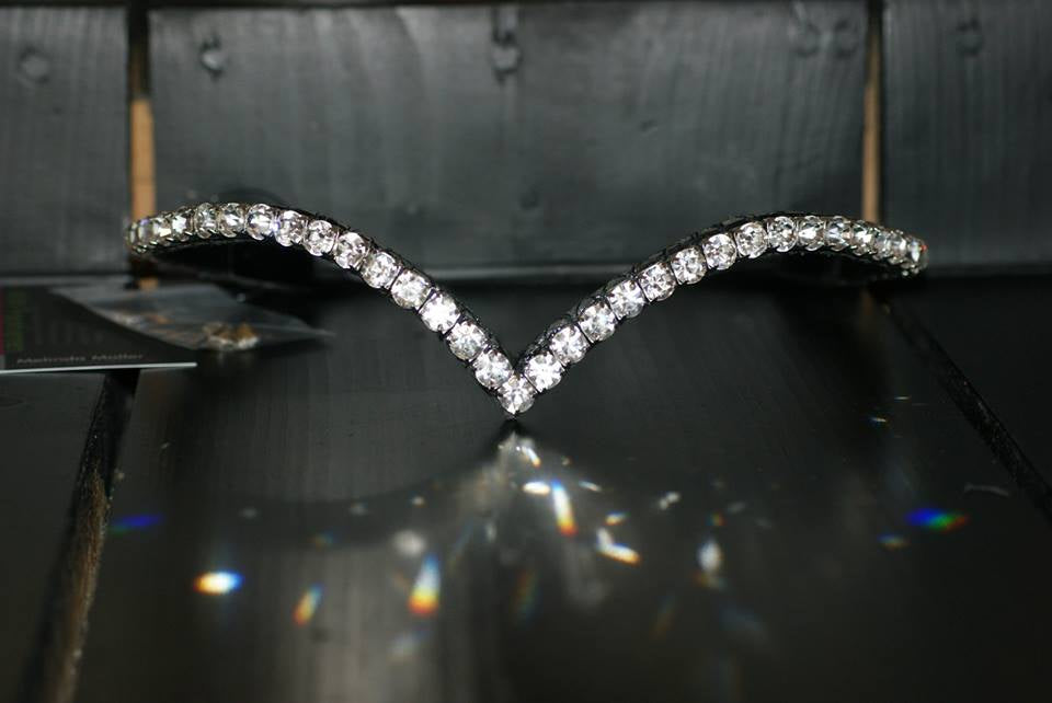 Frontal strass blanc WW
