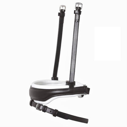 Muserolle noir anatomique doublée blanc - SD Design