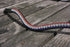 Frontal strass blanc, rouge et bleu WWF