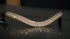 Frontal strass dorés et perles WW