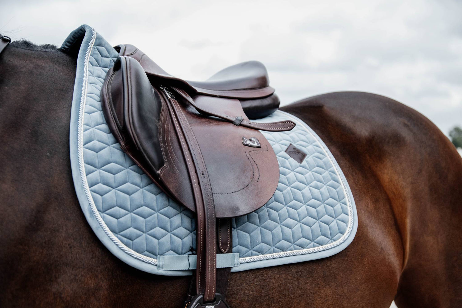 Tapis Velvet BLEU CIEL MIXTE - Kentucky