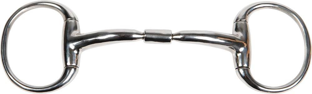 Mors de filet olive double brisure Roll-R anatomique 14mm - Harry&