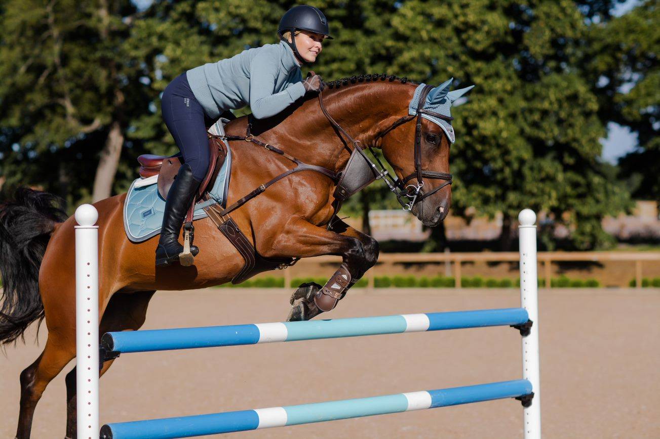 Tapis de selle STEEL BLUE - Equestrian Stockholm