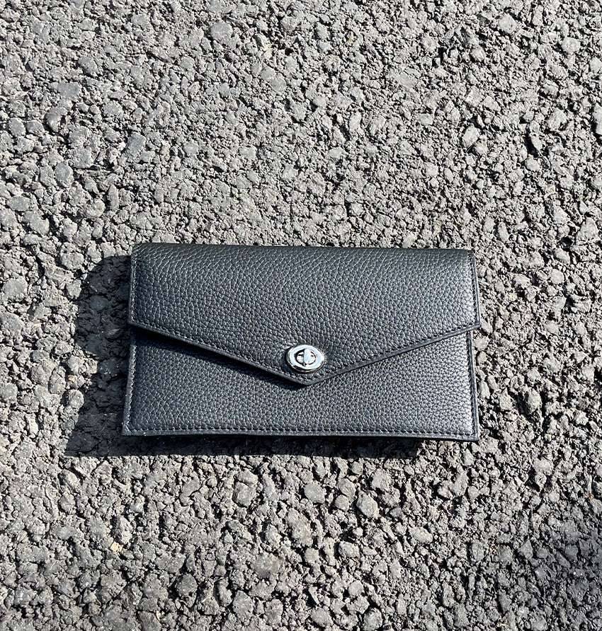 Pochette téléphone noir - Melca Paris