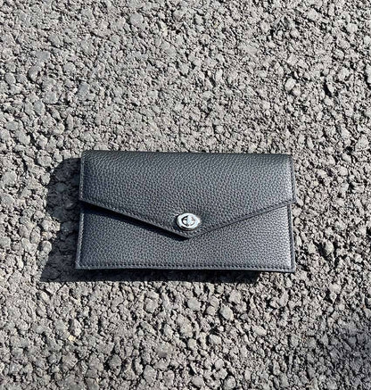 Black phone pouch - Melca Paris 