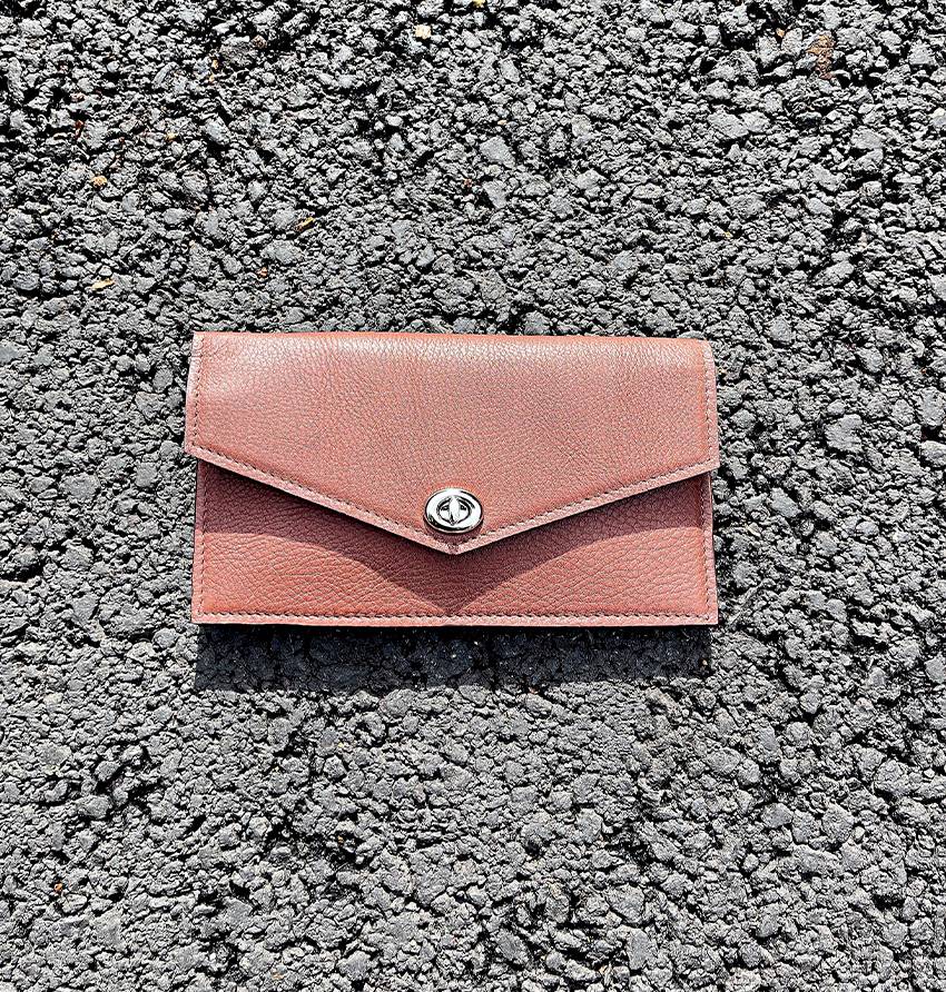 Rust phone pouch - Melca Paris 