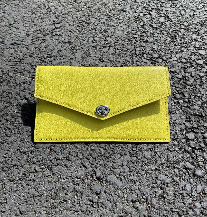 Pochette téléphone Jaune - Melca Paris