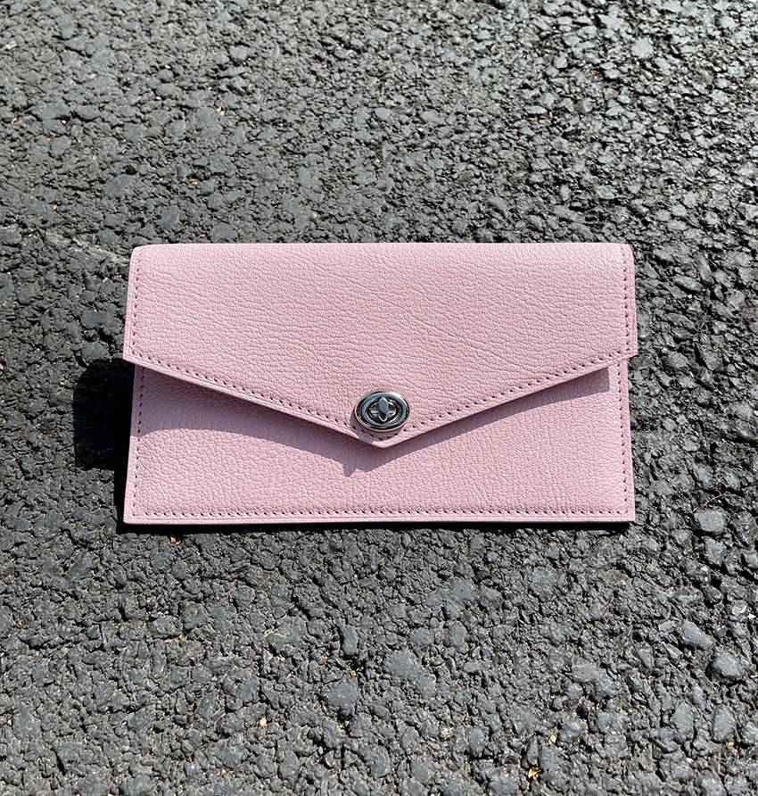 Pale Pink Phone Pouch - Melca Paris 