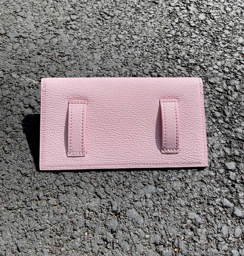 Pale Pink Phone Pouch - Melca Paris 