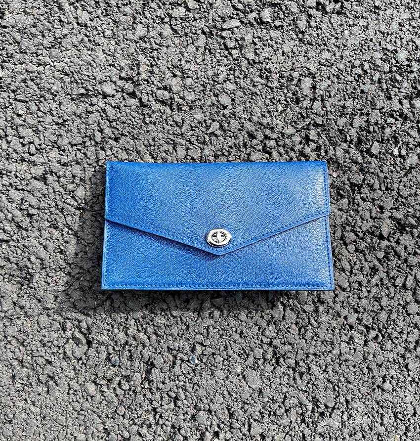 Navy Blue Phone Pouch - Melca Paris 