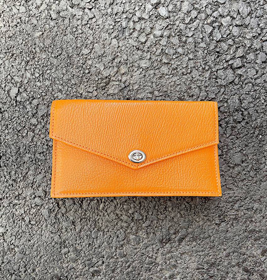 Pochette téléphone Orange - Melca Paris