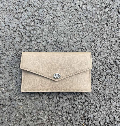 Taupe phone pouch - Melca Paris 