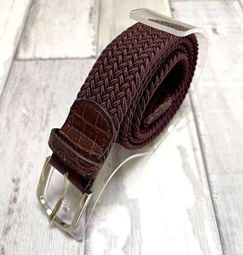 Grand Prix Chocolate/Chocolate Belt - Melca Paris 