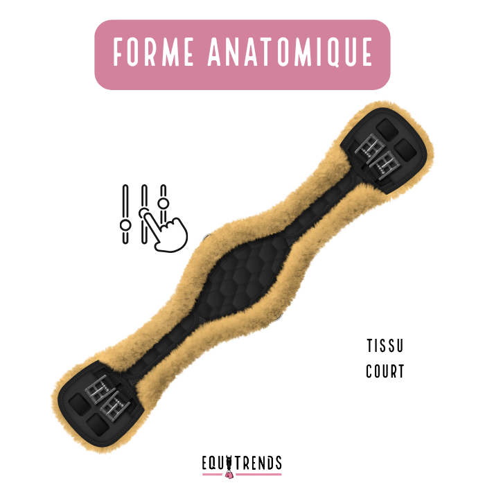 Sangle courte (tissu) PERSONNALISABLE - MATTES