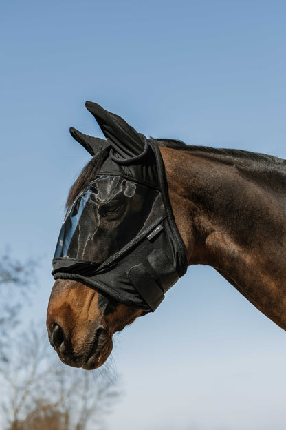 Masque anti mouches et anti UV doux - EQUITHEME